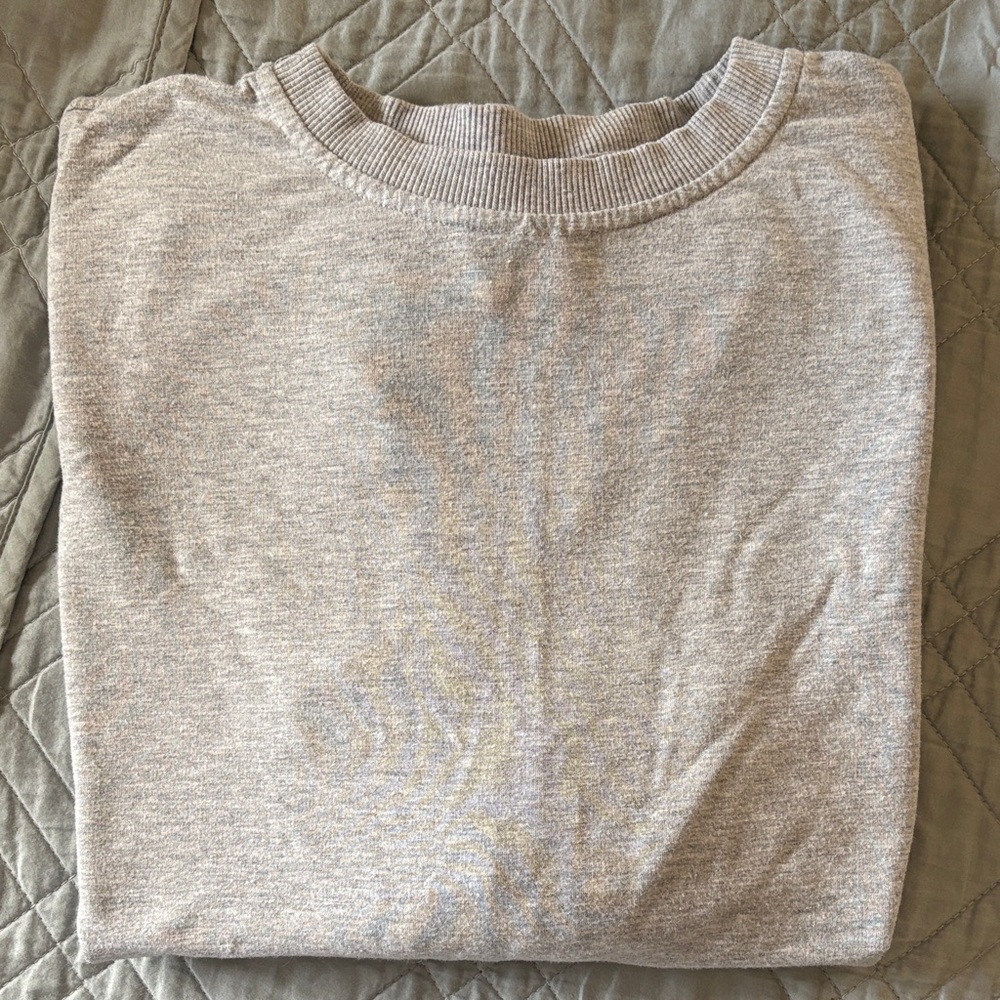 Boody Grey Crewneck Sweater Sz M